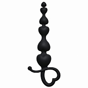 анальная цепочка begginers beads black 4102-03lola в секс-шопе