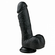 easytoys realistic dildo black 17,5 cm et170blk  -